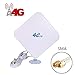 Price comparison product image 4G LTE Antenna SMA Connector Dual Mimo Outdoor Signal Booster Amplifier Receiver 35dbi High Gain Long Range Network Ethernet for Wifi Router Mobile Broadband(SMA)