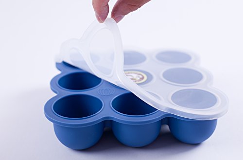 Gefrierbehälter zum Einfrieren und Aufbewahren von Babynahrung/Babykost und als Behälter für Babybrei. - 5