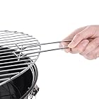 SONGMICS Holzkohlegrill mit Deckel, emaillierter Kugelgrill klein Ø 34,5 cm für Garten, Party, Camping – Bild 8