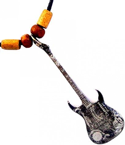 Stainless guitar shaped necklace - Metallica Kirk Hammett - IBANEZ OUIJA