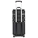 Beautify Professional Elegant Black 4-in-1 Aluminium Cosmetics Case Beauty Trolley/Vanity Box