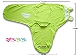 Baby Pucksack, 3er Set, 100% Premium Baumwolle, Extra Feste Klettverschluss-Nähte, Ideal für Säuglinge und Schreibabys (0-3 Monate, 3-6 kg), für Sommer, Herbst Winter und Frühling - 6