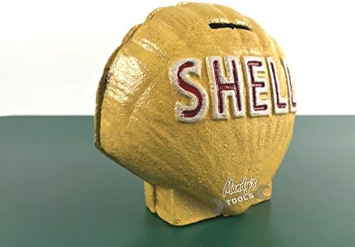 Shell Oil Logo - 3D Shell Shape Cast Iron Money Box Coin Bank
