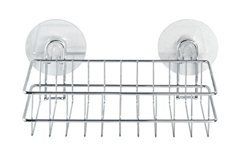 Wenko 21575100 Static-Loc Wandablage Osimo, Stahl, 24 x 9,5 x 14 cm, chrom - 5
