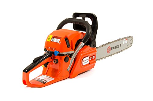 58cc 20″ Petrol Chainsaw + 2 x Chains + More - 6