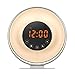 Produktbild JFKJJY Wecker Wecklicht Sonnenaufgang/Sonnenuntergang Simulation Sleep Timer Nachttischlampe LED10 Helligkeitseinstellung natürlicher Klang und 7-Farben-Beleuchtung für Schlafzimmergeschenke geeignet