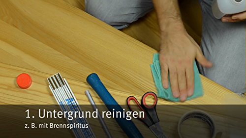 Anti-Rutsch Stufenmatten für Treppen | PremiumPlus-Qualität: extrem dünn & transparent | 2-in-1: Stufenschutz & Rutschschutz | Rutschhemmung R10 nach DIN 51130 | Sichere und einfache Montage: vollflächig selbstklebend | Pflegeleicht & hygienisch (180 x 600 mm – rechteckig) - 5