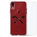 Produktbild Luxendary Designer, 3D-Druck, Mode, Luftpolster-Kissen, 360 Glas-Schutz-Set für iPhone XR – Klare Albanian Flagge, Pickel, Schaufel, farblos