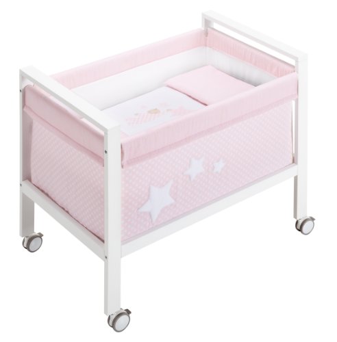 Petit Praia Moon Crib (Small, Baby Rosa)