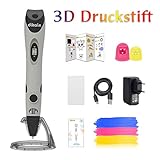  PLA Filamento 1.75 mm - Lápiz 3d filamento, 3d lápiz lápiz lápiz de colores para impresora 3d Pen, 3d, 3d, impresoras 3d 07A 3D Stift Grau