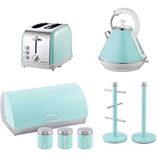 Amazon.co.uk mint green kettle and toaster set