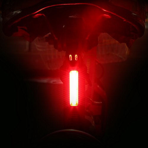 Akale Wiederaufladbare Fahrrad Rücklicht hinteres Rücklicht Helm LED Licht 100 Lumen - 3