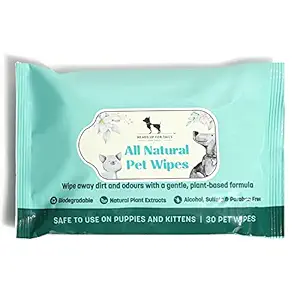 Heads Up For Tails Biodegradable Pet Wipes - 30 Pet Wipes (Pack of 1)