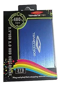 TERABYTE 2.5-inch USB 2.0 Hard Drive SATA Portable Screw Orbit Metal Casing Enclosure (Multi Color) 08