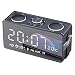 Produktbild Drahtloser Bluetooth-Lautsprecher Mit LED Tragbar Mini Autoradio-Lautsprecher 4.2 Musik-Box 25w Dual-Laufwerk + Verbesserter Bass + Uhr FüR Outdoor-Reisen Nach Hause Rotgold