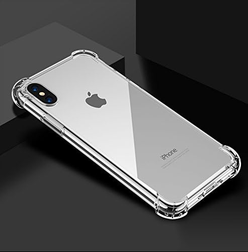 Ultra Shocking Proof Clear TPU Soft Case Strong Protection Guard Back Cover For Apple iPhone X 64GB/256GB Silver/Space Grey