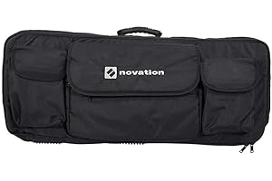 Novation Weiche Schultertasche für 49 Tasten MIDI-Controller-Tastaturen, Schwarz