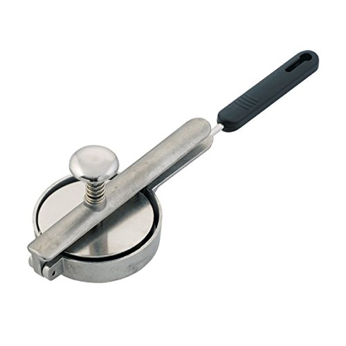 Preisvergleich Produktbild Hamburgerpresse, rund, Edelstahl