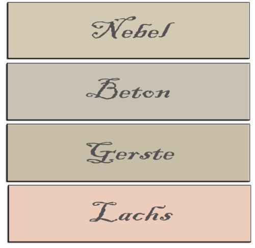 Quick Kreidefarbe Classic für Shabby Chic und Landhaus Stil Antiklook Möbelfarbe Farbe (Schnee 1 Liter) - 3