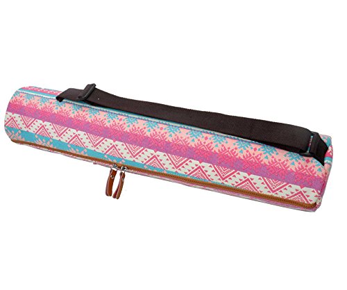 Yogatasche »Sunita« von #DoYourYoga aus hochwertigem Canvas (Segeltuch), aufwendig verarbeitet, für extra große Yogamatten und Gymnastikmatten bis zu einer Größe von 186 x 63 x 0,6 cm, in verschiedenen Edel-Designs erhältlich. - 3