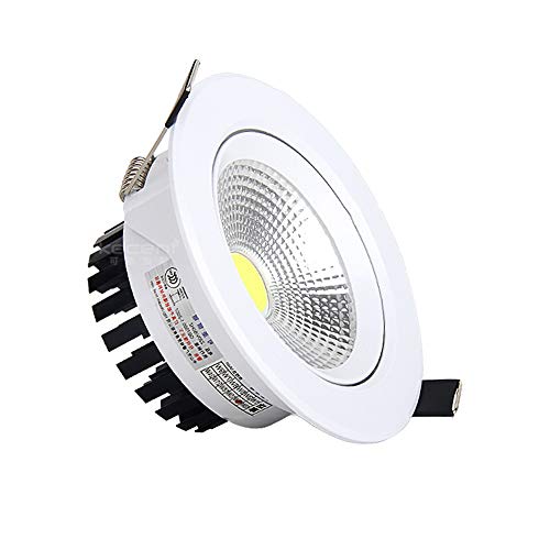 Preisvergleich Produktbild Koliyn COB Einbau-Downlight Aluminium LED Panel Deckenleuchten European Fashion Grille Deckenstrahler Embedded Integriertes Restaurant Bekleidungsgeschäft Einkaufszentrum Büroscheinwerfer Flutlicht