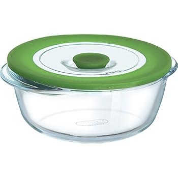 Pyrex Glasschüssel mit Deckel, rechteckig, 28 x 20 cm, 2,6 l: Amazon.de