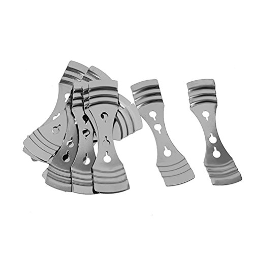 Tinksky 10pcs Bend Metall Kerze Docht Zentrierung Gerät für Kerze Cup
