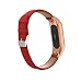Produktbild Transer Armband Für Xiaomi Mi Band 3 /Classic Ersatz-Armband Uhrenarmband-Armband + Metallgehäuse-Abdeckungsarmband Für iPhone Android Handy (Red)