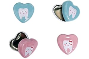 CEPEWA cepe Boîte en métal pour dents de lait en forme de cœur