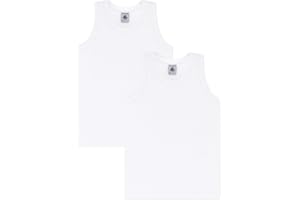 Petit Bateau A01du Canotte Senza Maniche Bambini e Ragazzi (Pacco da 2)