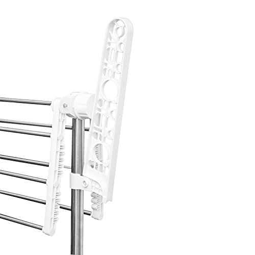 homcom 03-0063 Wäscheständer, Edelstahl, silber, 142 x 55 x 172 cm - 5