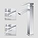 Produktbild AMZdeals Wasserhahn Bad Armatur Wasserfall Badarmatur Waschtischarmatur Waschbecken Einhebel Mischbatterie Einhandmischer Waschtischmischer (Hoch Armatur)