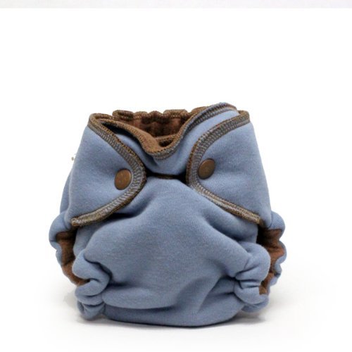 EcoPosh Recycled Organic Fitted Diaper, Peace Newborn by EcoPosh