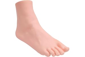 YANGSHINE Lebensechte Manikin-Füße, PVC-Fuß, lebensgroß, weiblich, Mannequin-Fußmodell für Malerei, Unterricht, Kunst, Zeichnen, Skizzieren, Schmuck, Display, rechter Fuß, 22,5 cm