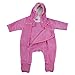 Jacky girl's fleecy car suit, Dream, pink, 6 months (68 cm), 322429
