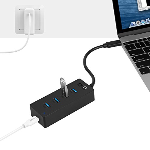 AUKEY USB Type C Hub auf 4 Port USB 3.0, USB C Port mit PD ( Power Delivery ) Ladefunktion Hub für New Macbook - 6