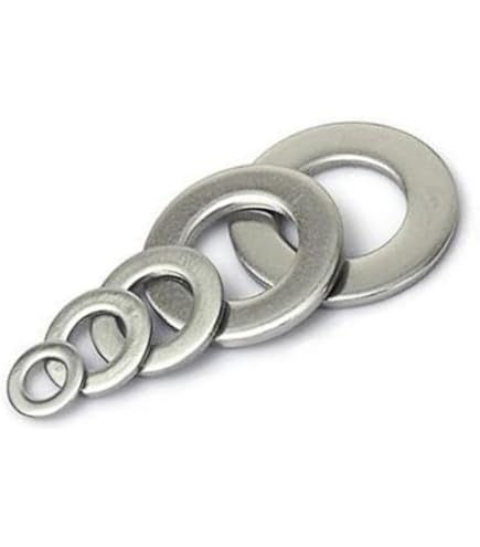 10x M12 Unterlegscheiben Edelstahl 304 - DIN9021 37mm Für Schrauben & Muttern