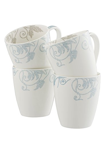 Belleek Living Novello Tazas, Juego de 4