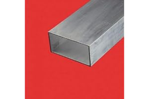 Commentfer - Tube rectangulaire alu 80x40 Epaisseur en mm - 2 mm, Longueur en metre - 1 metre, Sections en mm - 80 x 40 mm