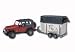 Produktbild Bruder 02921 - Jeep Wrangler mit Pferdeanhänger und Pferd