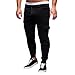 Produktbild Herren Hosen, Sonnena Herbst Breathable Baumwolle Sporthose Jogginghose Männer Slim Fit Taschen Outdoorhosen Atmungsaktive Trainingshose Casual Elastisch Beam Fuß Hosen Pants