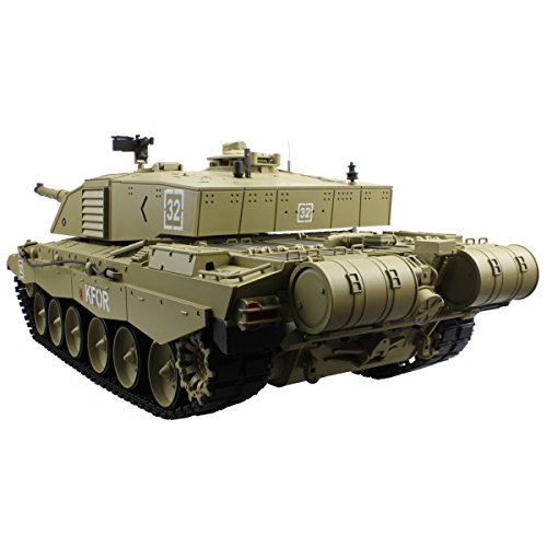 Hugine 2.4Ghz 1/16 Emulational British Challenger 2 RC Main Battle Tank With Smoke and Sound Effect
