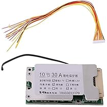 Scheda Protezione Batteria 10S 36V 30A BMS Litio - Con Bilanciamento Per Batterie 18650 Li-ion - Foto 14