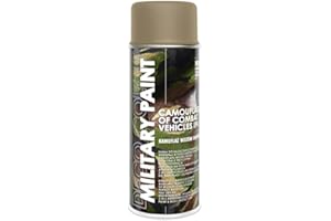Deco Color 1 Stück 400ml Militär Army Militärlack Lackspray Nato Farbe wählbar (sandhell RAL 1019)
