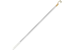 KUNXING Stange mit Haken zum Ziehen für Dachfenster - Ziehhaken Stockhaken für Oberlichter, Dachfenster Stange zum Öffnen, dachfenster öffner Stange, Fenstergriff Verlängerung, 3-teilige Aluminiumstange