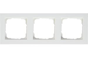 Gira 21322 Rahmen E2 3-fach reinweiß seidenmatt, 021322