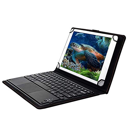 Preisvergleich Produktbild Tablet-Computer Wireless Bluetooth-Tastatur Schutzjacke für Android - schwarz