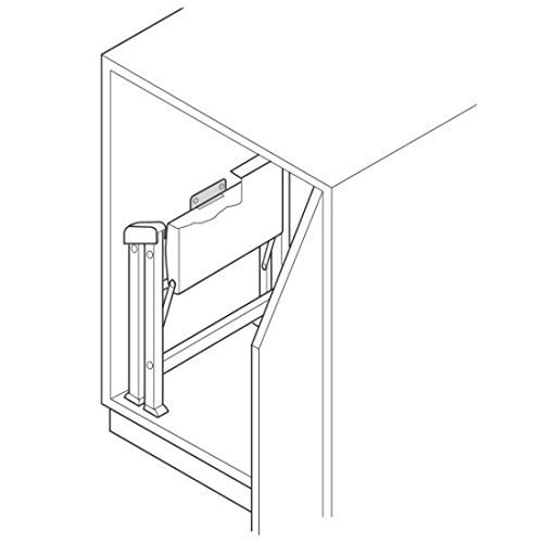 Preisvergleich Produktbild Hafele Stepfix Step Stool, White / Gray by Hafele
