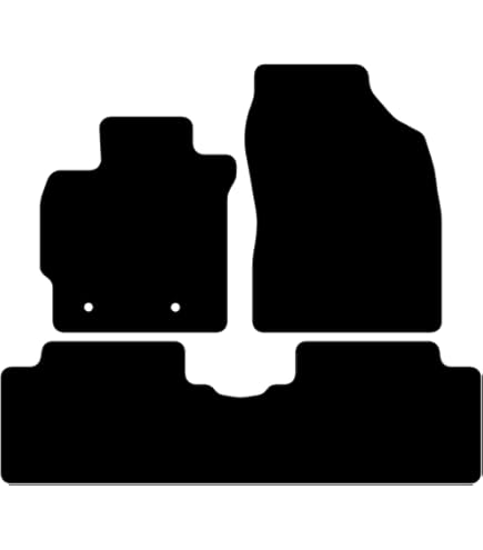 M MOTOS Alfombrilla De Conductor Estándar Velours De 1 Pieza Compatible Con Toyota Yaris I 1999-2003 - Standard, Tejido, Negro Lado Del Conductor - Experimente Un Nuevo Confort De Conducción Con Una