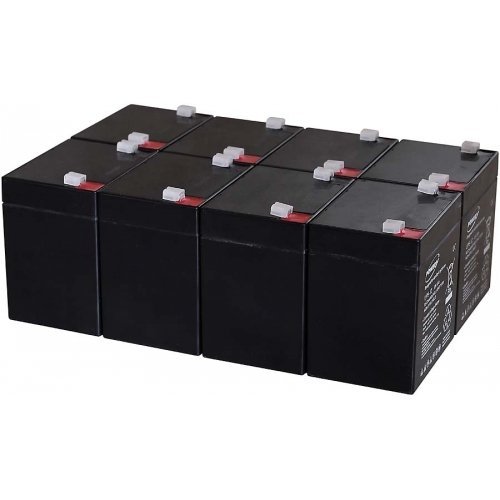 akku-net Blei-Gel-Akku für USV APC RBC 43 5Ah 12V, 12V, Lead-Acid